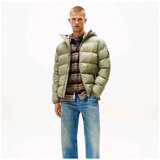 Tommy Jeans Jakne TJM HOODED LOGO PUFFER E Zelena | Shoptok.si