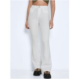 Noisy May White Women Flared Jeans Sallie - Women Cene