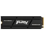 Kingston M.2 NVMe 1TB, 2280, PCIe Gen 4x4, FURY Renegade, 3D TLC NAND, Read up to 7,300 MB/s, Write up to 6,000 MB/s, Includes cloning software, w/Heatsink | ePonuda.com