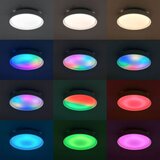 Ksix SmartLED Helios stropna svjetiljka, Okrugli dizajn, Zvučnik, RGBIC+CCT | shoptok.hr