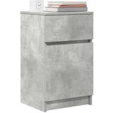 vidaXL Noćni ormarić beton sivi 39x35x65 cm konstruirano drvo | shoptok.hr