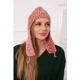 Women's long eared cap Jana K314 foxy+ecru  Women's long eared cap Jana K314 foxy+ecru Slike