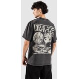 Dravus Rotted Boxy T-shirt vintage black Cene