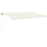 vidaXL Tenda na automatsko uvlačenje 500 x 350 cm krem | shoptok.hr
