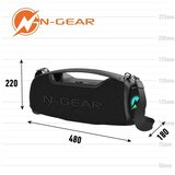 N-gear karaoke Let Go Party NRG500, 500W, BT, LED, bat, pojas, bežični mikrofon | shoptok.hr