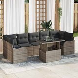  Sjedeća garnitura za vrt 8 kom. 7-Broj sjedala Poli Ratan 289 x 122,5 x 85 cm | shoptok.hr