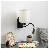  Brilagi - LED zidna lampa NUBILA 1xE27/25W/230V + LED/3W crna/krem | Eponuda.com
