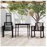  3-dijelni vrtni blagovaonski set crni | shoptok.hr
