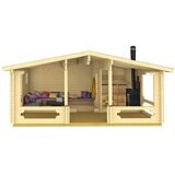 Male kuće Sauna kućica Pihasauna PIHA-TUURI 25 620 × 270 cm – bez završnog krovnog pokrova | shoptok.hr