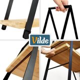 Vilde troslojni stalak za postrežbo iz bambusa 53 cm – 3 ravni | Shoptok.si
