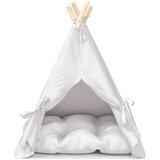  Kućica za ljubimce s jastukom Bijela 50 x 50 x 60 cm Poliester | shoptok.hr
