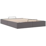  Otomanski okvir kreveta bez madraca sivi 140x190cm umjetne kože | shoptok.hr
