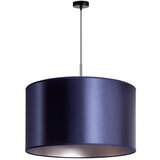 Duolla - Visilica na sajli CANNES 1x E27/15W/230V Ø 50 cm plava/srebrna | Eponuda.com