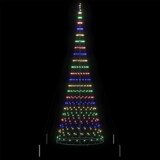  LED božićno drvce s 455 LED svjetlima Šareni 399 cm Metal | shoptok.hr