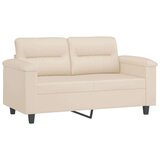  3-dijelni set sofa s jastucima bež od mikrovlakana | shoptok.hr