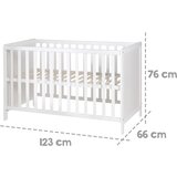 Roba Bijeli dječji krevet 60x120 cm – | shoptok.hr