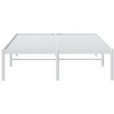 Metalni okvir za krevet bijeli 120 x 190 cm | shoptok.hr