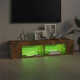 TV ormarić s LED svjetlima boja dimljenog hrasta 135x39x30 cm | Eponuda.ba