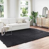  Tepih od umjetne ovčje kože TAFALLA Crna 200 x 280 cm Poliester | shoptok.hr