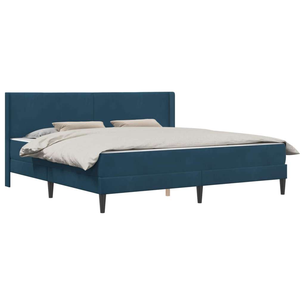  Okvir za krevet Plava 180 x 200 cm Baršun - Plava 180 x 200 cm | shoptok.hr
