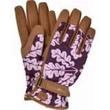 Burgon & Ball Vrtnarske rokavice "Oak Leaf" - sliva - S/M