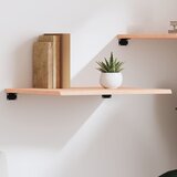  Zidna polica 60 x 60 x 2 cm od neobrađene masivne hrastovine | shoptok.hr