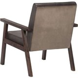  Naslanjač sivo pravo usnje, (20928409) | Shoptok.si