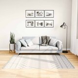  Perivi tepih 120 x 180 cm crno-bijeli | shoptok.hr