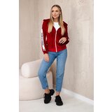 Kesi Velour hoodie red | shoptok.hr