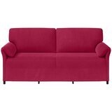 SOFA za 3 osobe Vinska crvena 198 x 83 x 95 cm Baršun | shoptok.hr
