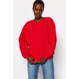 Trendyol Sweatshirt - Red - Oversize Cijene