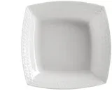 Globok krožnik Margherita 21x21cm / bel / porcelan, (5000199193)