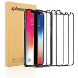 Cadorabo 3x Celotna zaščitna folija za zaslon, združljiva z Apple iPhone X / XS v transparentna s črno - 3-pack Kaljeno steklo za zaščito zaslona s pripomočkom za namestitev, (20563040) | Shoptok.si