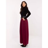 MODA ITALY Trousers-IT-SP-17872.76-burgundy | Shoptok.si