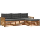  Set vanjskih sofa Prirodna i antracit 249 x 162,5 x 73 cm | Eponuda.com