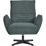 Dieter Knoll FOTELJ, sivomodra tekstil | Shoptok.si