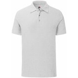 Fruit Of The Loom Light Grey Men's Polo Shirt Tailored Fit Friut of the Loom Cene