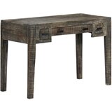Maison Chic Pisalna miza - Računalniška miza črna 110x50x75 cm trden mangov les, (22080050) Cene