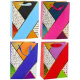  Paper Gift Bag Geometric Patterns 23 x 18 x 10.5 cm Cene
