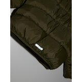 Sinsay Pamučna puffer jakna s kapuljačom i reflektirajućim detaljima | shoptok.hr