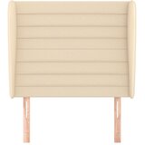  Uzglavlje s ušima krem 103x23x118/128 cm od tkanine | Eponuda.ba