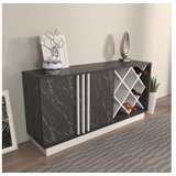 Hanah home Komoda Luna, 70x40x148 cm, Crna | Eponuda.ba