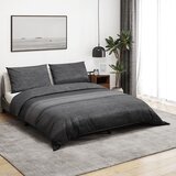 vidaXL Set posteljine za poplun tamnosivi 220 x 240 cm pamučni | shoptok.hr