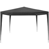 vidaXL Šotor za zabave 3x3 m PE antracit | Shoptok.si