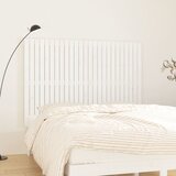  Zidno uzglavlje bijelo 159,5x3x110 cm od masivne borovine | shoptok.hr