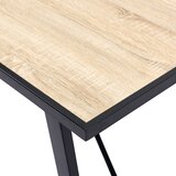  Blagovaonski stol boja hrasta 120 x 60 x 75 cm MDF | shoptok.hr