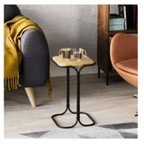 Club sto 30x52x30cm Crno-bež