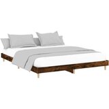 vidaXL Okvir za krevet boja hrasta 150 x 200 cm konstruirano drvo | shoptok.hr