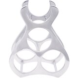 vidaXL Stalak za vino Srebrni Aluminij 23 x 14 x 28 cm Organizatori u