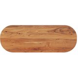 Stolna ploča 110x40x3,8 cm ovalna od masivnog drva bagrema | shoptok.hr